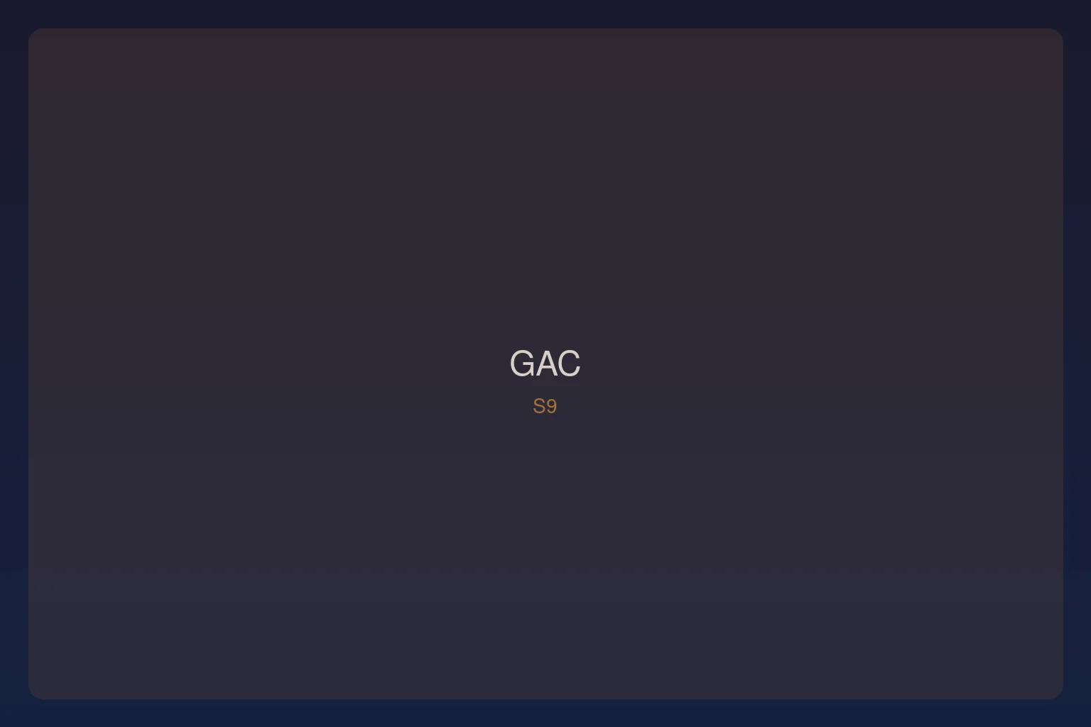 GAC S9