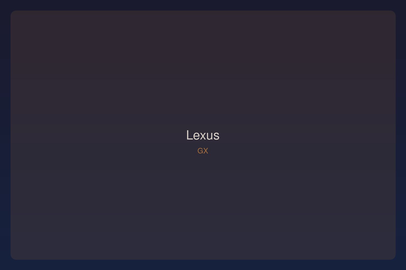 Lexus Gx