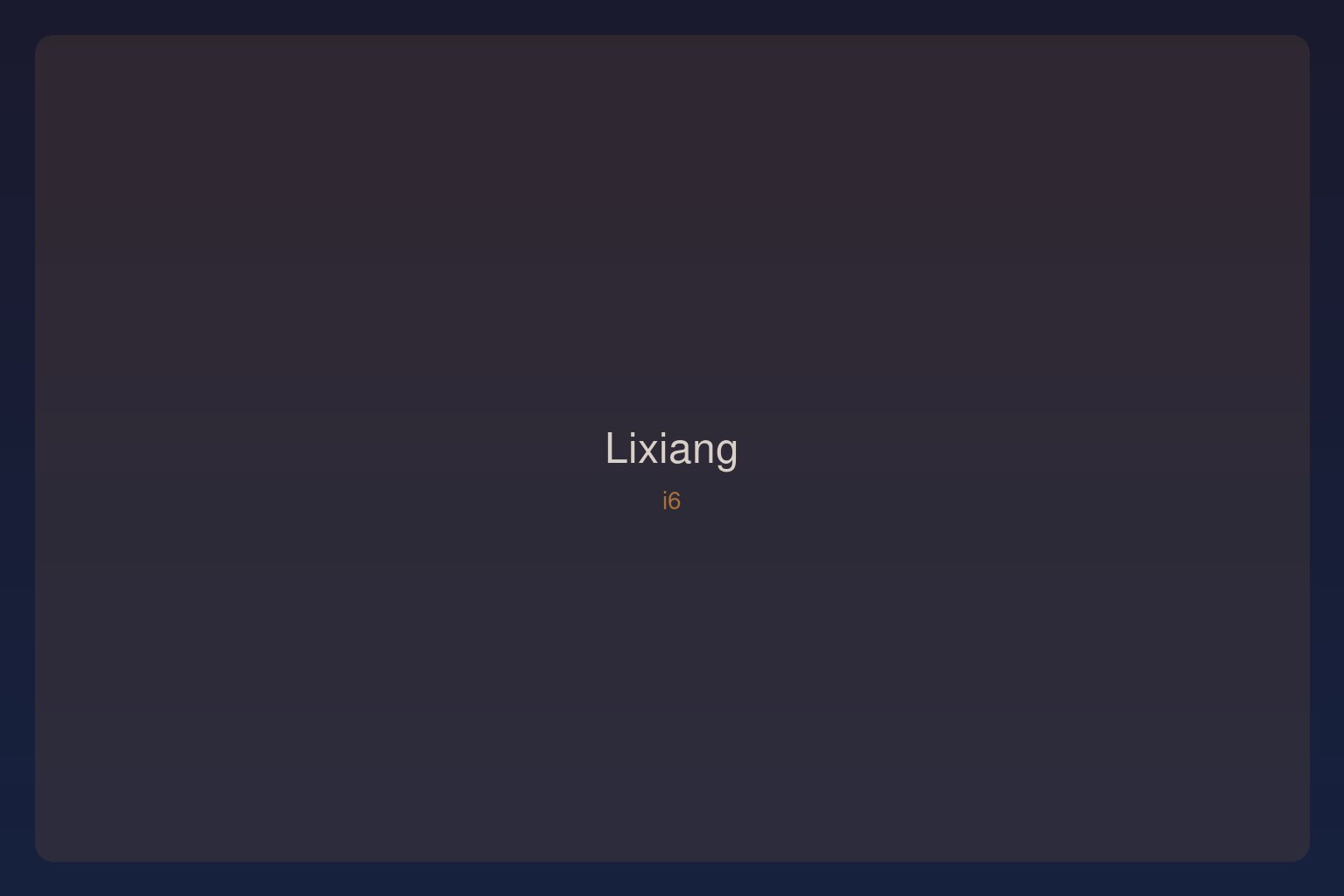 Lixiang I6