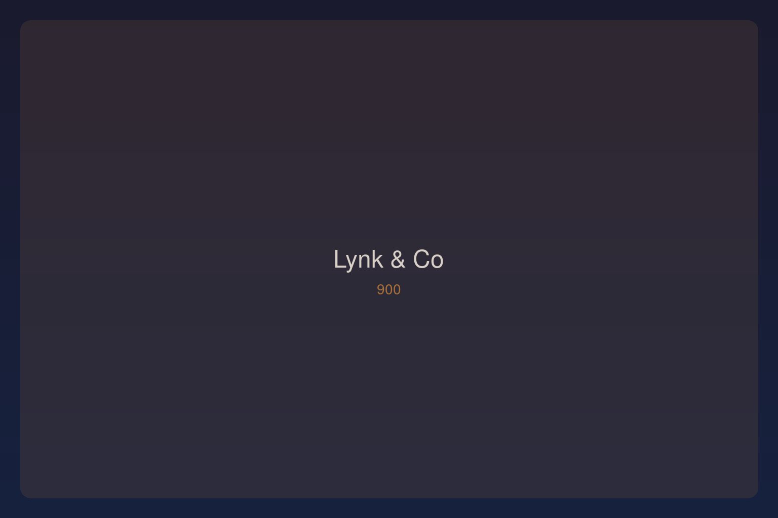 Lynk Co 900